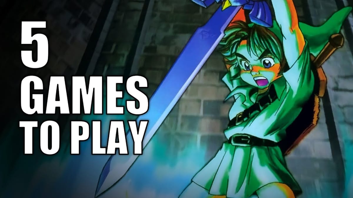 5 Video Games you MUST play